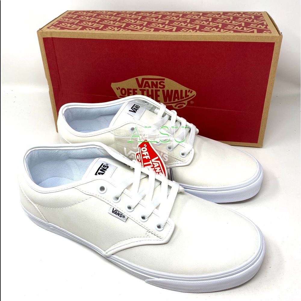 VANS Atwood Leather True White Men’s Sneakers - Picture 8 of 10